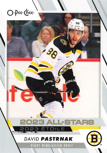 #505 David Pastrnak - Boston Bruins - 2023-24 O-Pee-Chee Hockey