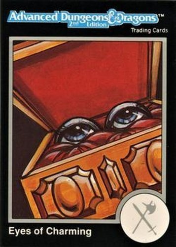 #505 Eyes of Charming - 1991 TSR Advanced Dungeons & Dragons - Silver