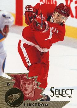 #134 Nicklas Lidstrom - Detroit Red Wings - 1994-95 Select Hockey
