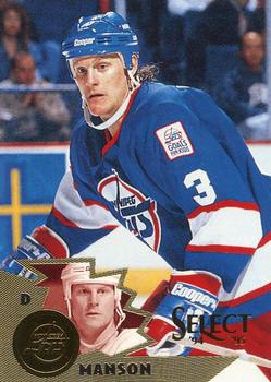 #13 Dave Manson - Winnipeg Jets - 1994-95 Select Hockey