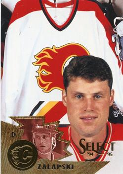#140 Zarley Zalapski - Calgary Flames - 1994-95 Select Hockey