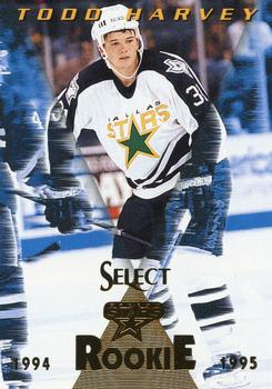#182 Todd Harvey - Dallas Stars - 1994-95 Select Hockey