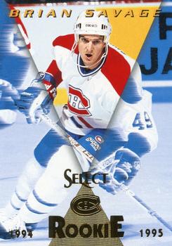 #192 Brian Savage - Montreal Canadiens - 1994-95 Select Hockey
