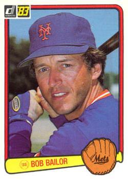 #506 Bob Bailor - New York Mets - 1983 Donruss Baseball