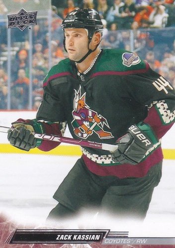 #507 Zack Kassian - Arizona Coyotes - 2022-23 Upper Deck Hockey