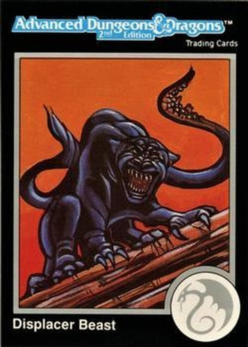 #507 Displacer Beast - 1991 TSR Advanced Dungeons & Dragons - Silver