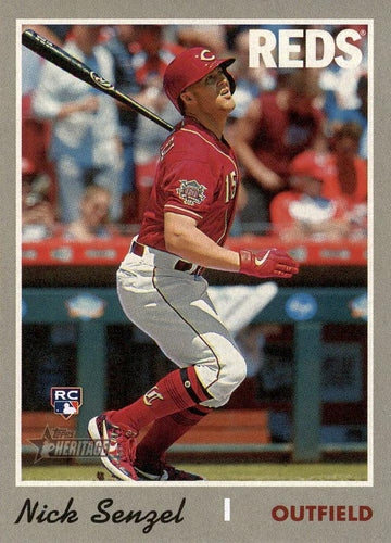 #507c Nick Senzel - Cincinnati Reds - 2019 Topps Heritage Baseball