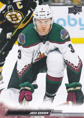 #509 Josh Brown - Arizona Coyotes - 2022-23 Upper Deck Hockey