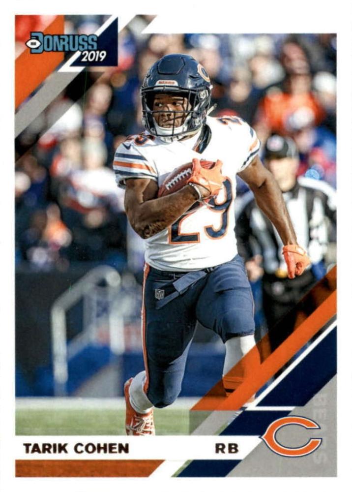 #50 Tarik Cohen - Chicago Bears - 2019 Donruss Football