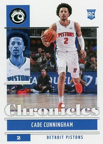 #50 Cade Cunningham - Detroit Pistons - 2021-22 Panini Chronicles Basketball