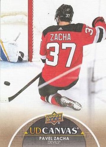 #C50 Pavel Zacha - New Jersey Devils - 2021-22 Upper Deck - UD Canvas Hockey