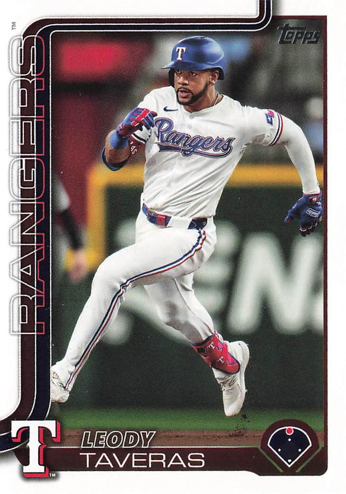 #50 Leody Taveras - Texas Rangers - 2025 Topps Baseball