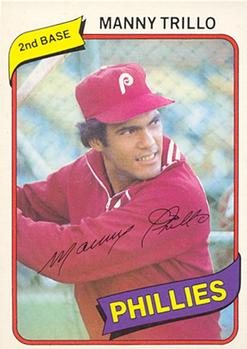 #50 Manny Trillo - Philadelphia Phillies - 1980 O-Pee-Chee Baseball