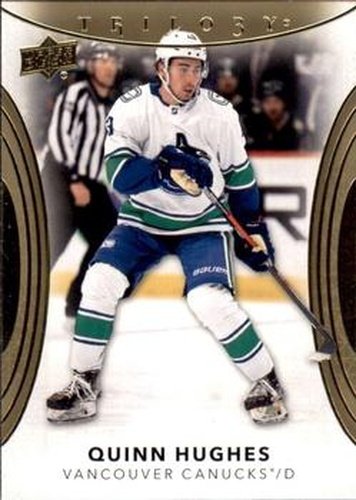 #50 Quinn Hughes - Vancouver Canucks - 2022-23 Upper Deck Trilogy Hockey