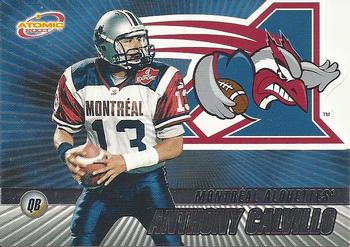 #50 Anthony Calvillo - Montreal Alouettes - 2003 Pacific Atomic CFL Football