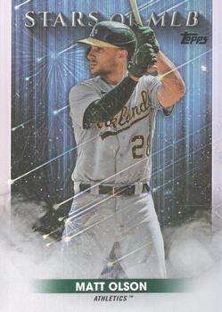 #SMLB-50 Matt Olson - Oakland Athletics - 2022 Topps - Stars of MLB Baseball