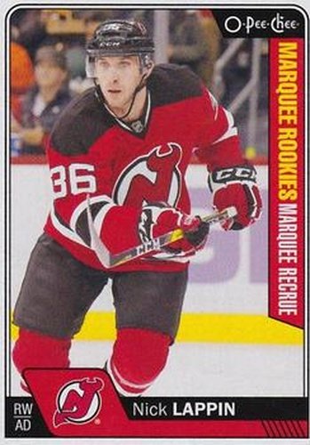 #710 Nick Lappin - New Jersey Devils - 2016-17 O-Pee-Chee Update Hockey