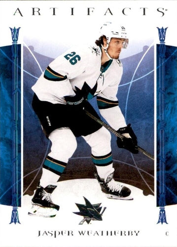 #50 Jasper Weatherby - San Jose Sharks - 2022-23 Upper Deck Artifacts Hockey
