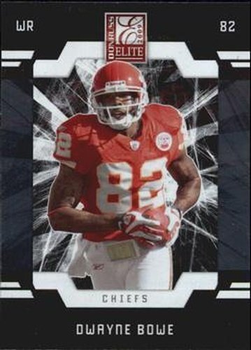 #50 Dwayne Bowe - Kansas City Chiefs - 2009 Donruss Elite Football