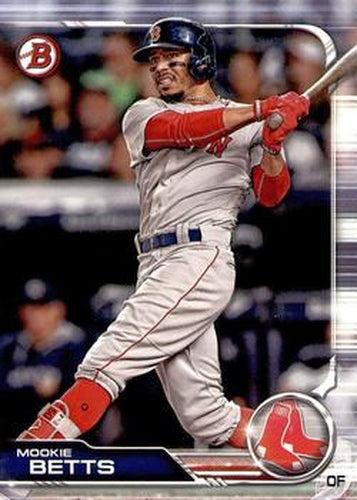 #50 Mookie Betts - Boston Red Sox - 2019 Bowman Baseball