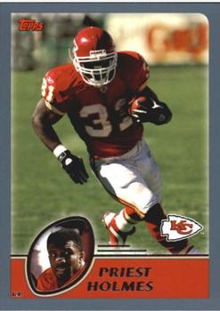 #50 Priest Holmes - Kansas City Chiefs - 2003 Topps Football