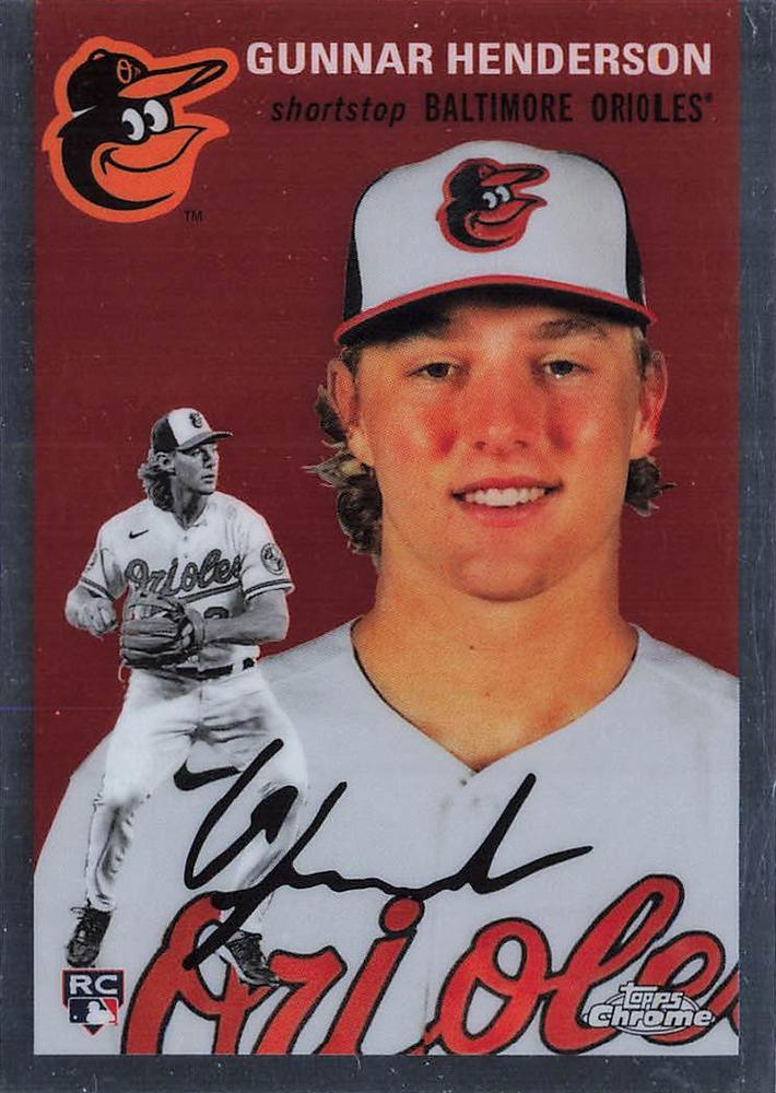 #50 Gunnar Henderson - Baltimore Orioles - 2023 Topps Chrome Platinum Anniversary Baseball