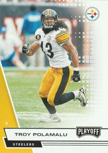 #50 Troy Polamalu - Pittsburgh Steelers - 2020 Panini Playoff Football