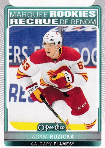 #650 Adam Ruzicka - Calgary Flames - 2021-22 O-Pee-Chee Hockey
