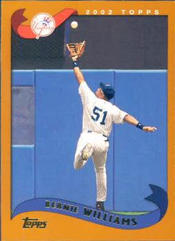 #510 Bernie Williams - New York Yankees - 2002 Topps Baseball