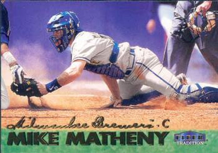 #510 Mike Matheny - Milwaukee Brewers - 1999 Fleer Tradition Baseball
