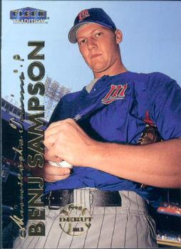 #511 Benj Sampson - Minnesota Twins - 1999 Fleer Tradition Baseball