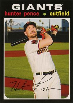 #511 Hunter Pence - San Francisco Giants - 2020 Topps Heritage Baseball