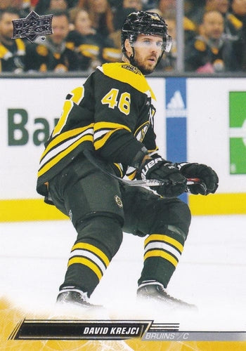 #513 David Krejci - Boston Bruins - 2022-23 Upper Deck Hockey