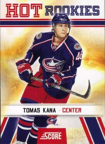 #513 Tomas Kana - Columbus Blue Jackets - 2010-11 Score Hockey