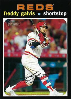 #513b Freddy Galvis - Cincinnati Reds - 2020 Topps Heritage Baseball