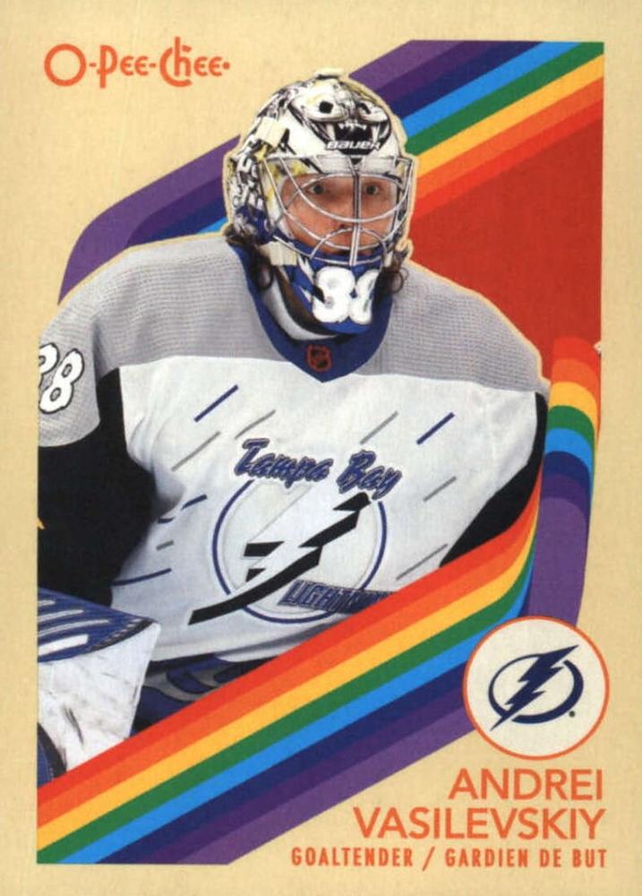 #514 Andrei Vasilevskiy - Tampa Bay Lightning - 2023-24 O-Pee-Chee - Retro Hockey