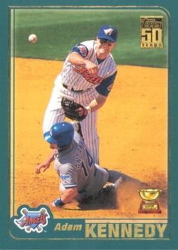 #514 Adam Kennedy - Anaheim Angels - 2001 Topps Baseball