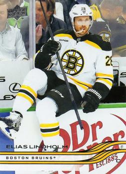 #8 Elias Lindholm - Boston Bruins - 2025-26 Upper Deck Hockey
