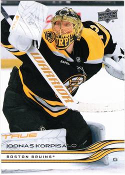 #9 Joonas Korpisalo - Boston Bruins - 2025-26 Upper Deck Hockey