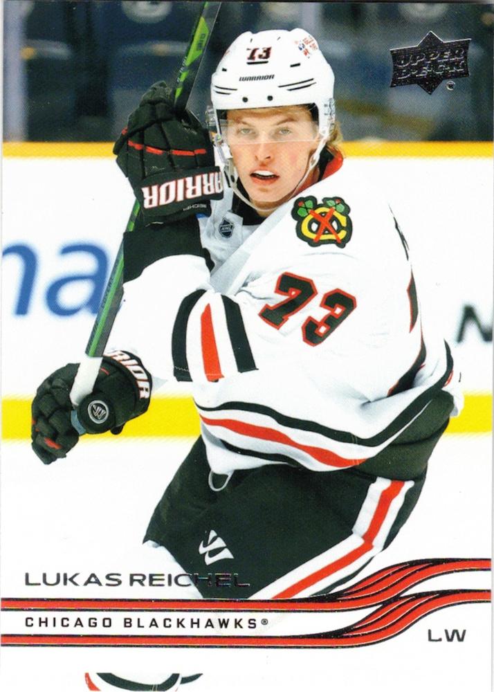 #34 Lukas Reichel - Chicago Blackhawks - 2025-26 Upper Deck Hockey