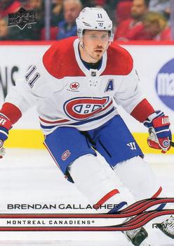 #89 Brendan Gallagher - Montreal Canadiens - 2025-26 Upper Deck Hockey