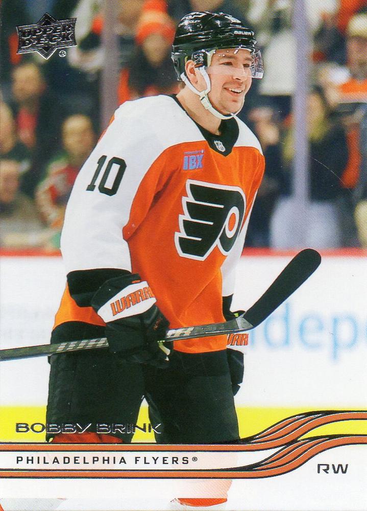 #129 Bobby Brink - Philadelphia Flyers - 2025-26 Upper Deck Hockey