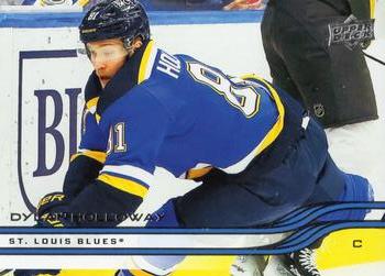 #150 Dylan Holloway - St. Louis Blues - 2025-26 Upper Deck Hockey
