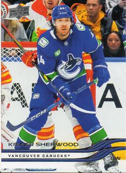 #174 Kiefer Sherwood - Vancouver Canucks - 2025-26 Upper Deck Hockey