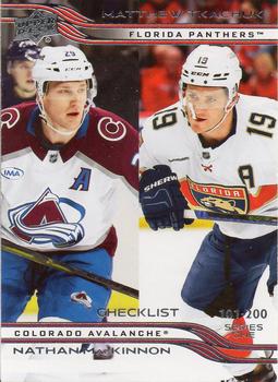 #200 Nathan MacKinnon / Matthew Tkachuk - Colorado Avalanche / Florida Panthers - 2025-26 Upper Deck Hockey