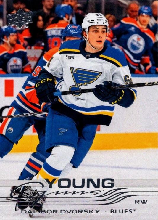 #226 Dalibor Dvorsky - St. Louis Blues - 2025-26 Upper Deck Hockey