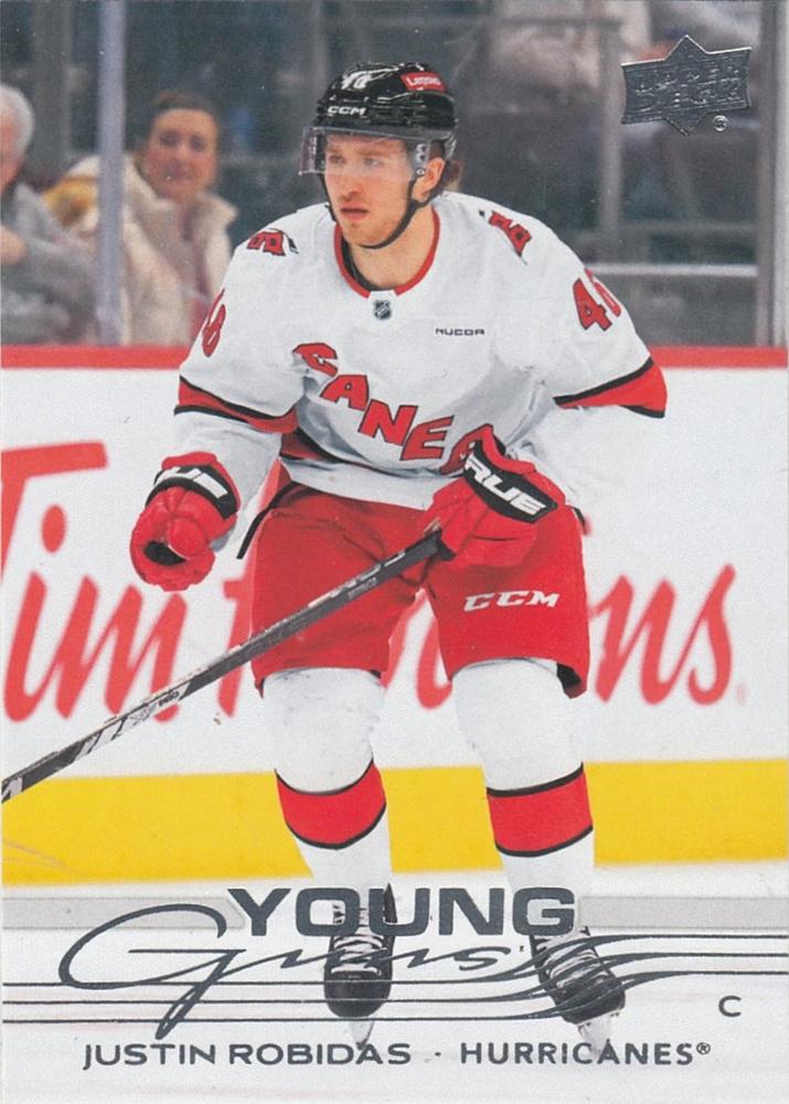 #243 Justin Robidas - Carolina Hurricanes - 2025-26 Upper Deck Hockey