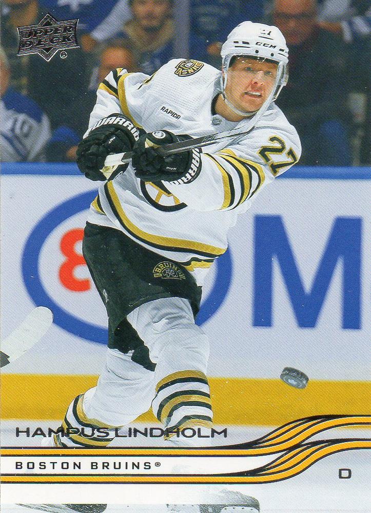 #260 Hampus Lindholm - Boston Bruins - 2025-26 Upper Deck Hockey