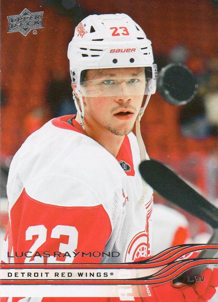#311 Lucas Raymond - Detroit Red Wings - 2025-26 Upper Deck Hockey