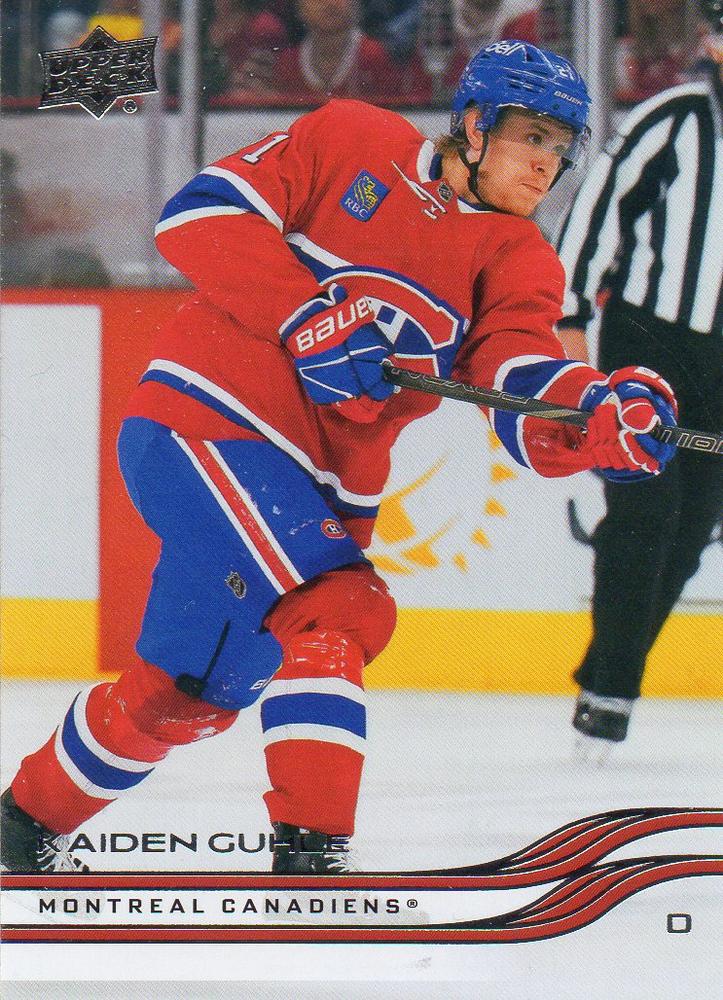 #342 Kaiden Guhle - Montreal Canadiens - 2025-26 Upper Deck Hockey